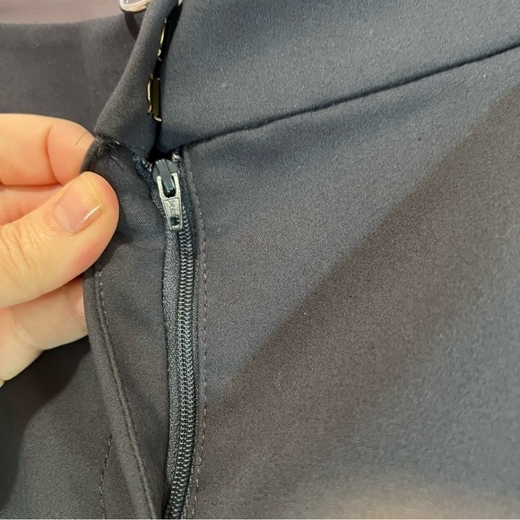 NWT Ann Taylor Loft High Waist Marissa Skinny Slate Gray Trousers Pants 0Petite - Picture 5 of 13